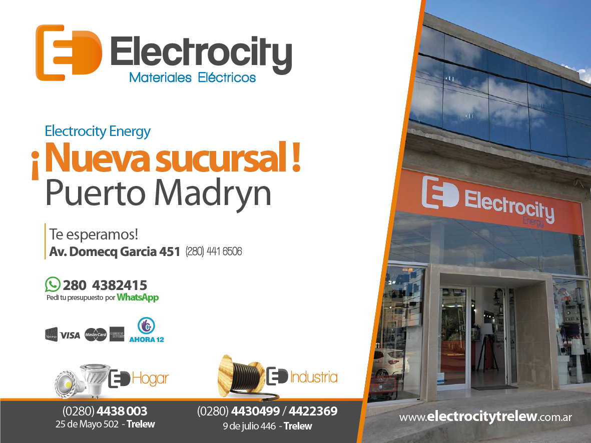 ¡Nueva sucursal de Electrocity en Puerto Madryn!